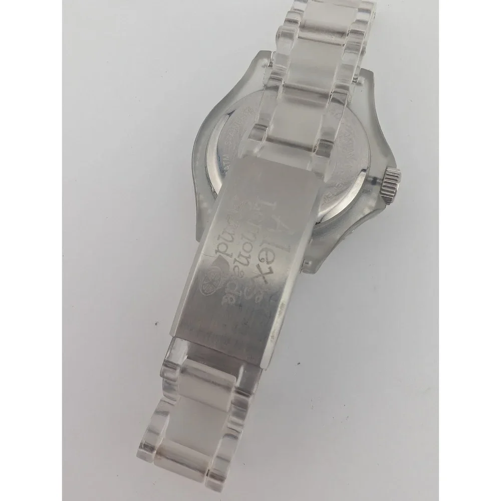 Alex's‎ Lemonade Stand by ElyseRyan Watch Women Clear Band- New Battery